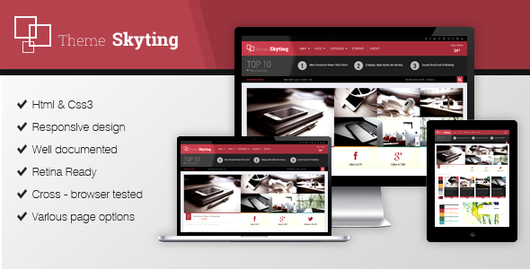 Skyting Magazine Preview Wordpress Theme - Rating, Reviews, Preview, Demo & Download