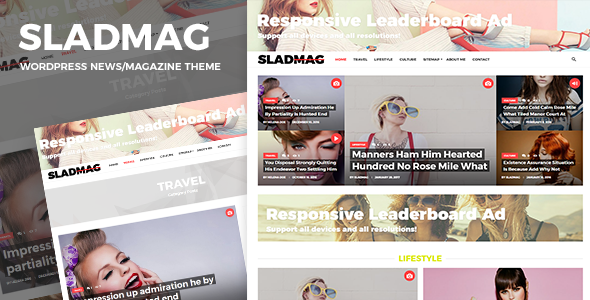 Sladmag Preview Wordpress Theme - Rating, Reviews, Preview, Demo & Download