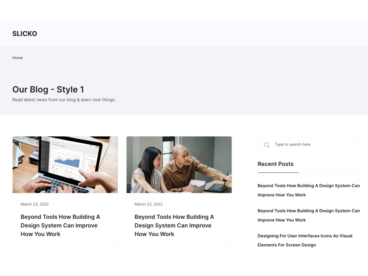 Slicko Preview Wordpress Theme - Rating, Reviews, Preview, Demo & Download