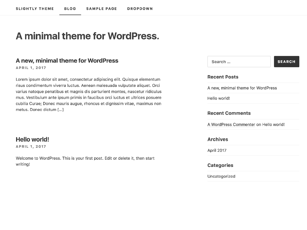 Slightly Preview Wordpress Theme - Rating, Reviews, Preview, Demo & Download