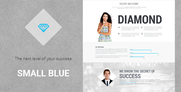 Small Blue Preview Wordpress Theme - Rating, Reviews, Preview, Demo & Download