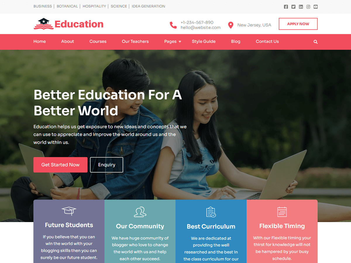 Smart Education Preview Wordpress Theme - Rating, Reviews, Preview, Demo & Download