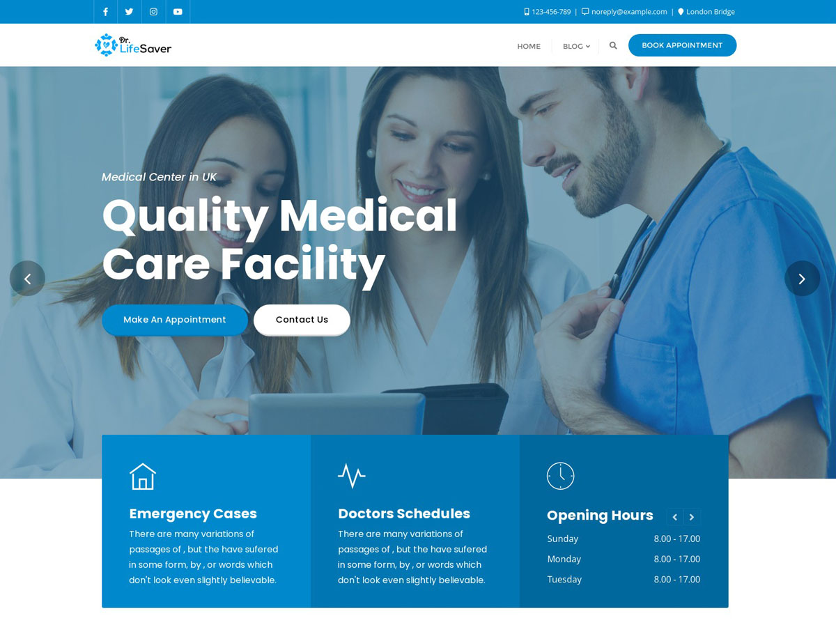 Smart Health Preview Wordpress Theme - Rating, Reviews, Preview, Demo & Download