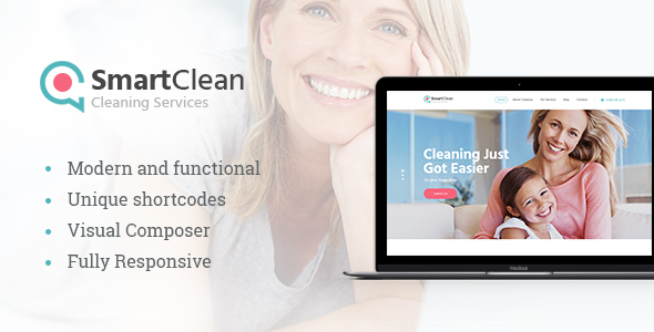 SmartClean Preview Wordpress Theme - Rating, Reviews, Preview, Demo & Download