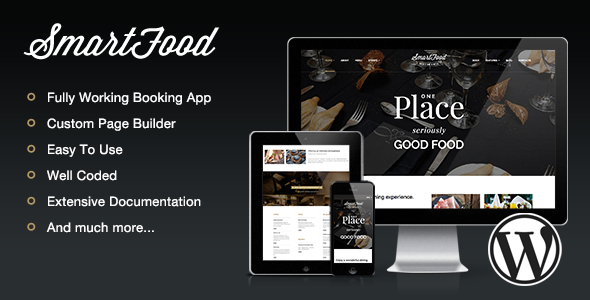 SmartFood Preview Wordpress Theme - Rating, Reviews, Preview, Demo & Download
