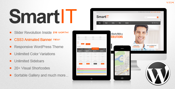 SmartIT Premium Preview Wordpress Theme - Rating, Reviews, Preview, Demo & Download