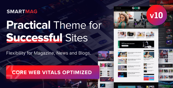 SmartMag Preview Wordpress Theme - Rating, Reviews, Preview, Demo & Download