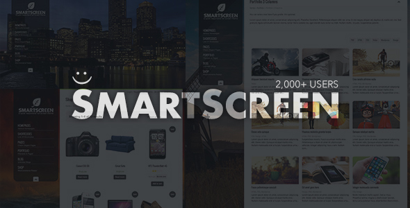 SmartScreen Fullscreen Preview Wordpress Theme - Rating, Reviews, Preview, Demo & Download