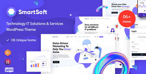 SmartSoft Preview Wordpress Theme - Rating, Reviews, Preview, Demo & Download