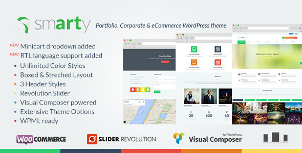 Smarty Portfolio Preview Wordpress Theme - Rating, Reviews, Preview, Demo & Download