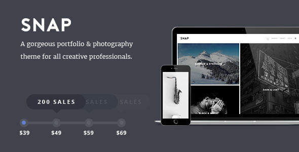 SNAP Preview Wordpress Theme - Rating, Reviews, Preview, Demo & Download