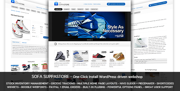 Sofa SuppaStore Preview Wordpress Theme - Rating, Reviews, Preview, Demo & Download