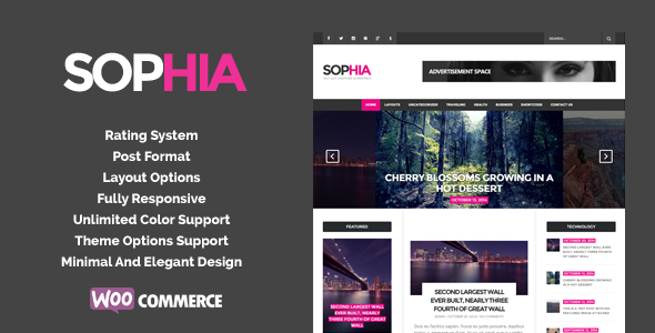 Sofia Preview Wordpress Theme - Rating, Reviews, Preview, Demo & Download