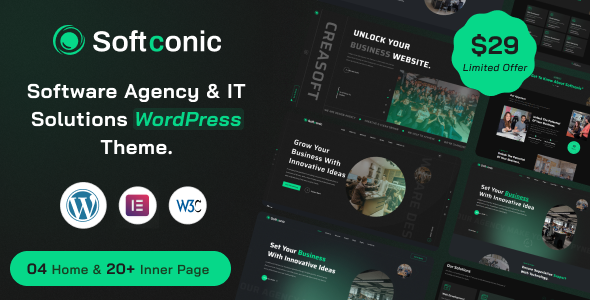 Softconic Preview Wordpress Theme - Rating, Reviews, Preview, Demo & Download