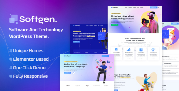 Softgen Preview Wordpress Theme - Rating, Reviews, Preview, Demo & Download