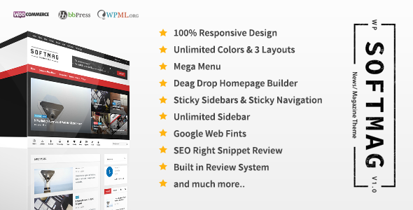 SoftMag Preview Wordpress Theme - Rating, Reviews, Preview, Demo & Download