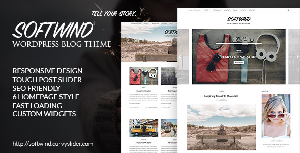 SoftWind Preview Wordpress Theme - Rating, Reviews, Preview, Demo & Download