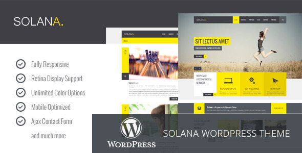 Solana Preview Wordpress Theme - Rating, Reviews, Preview, Demo & Download