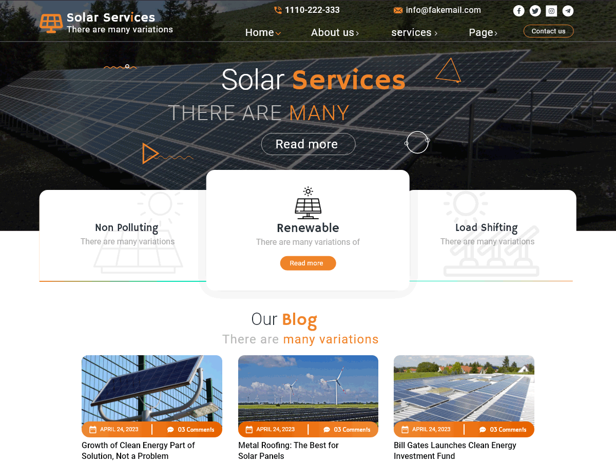 Solar System Preview Wordpress Theme - Rating, Reviews, Preview, Demo & Download
