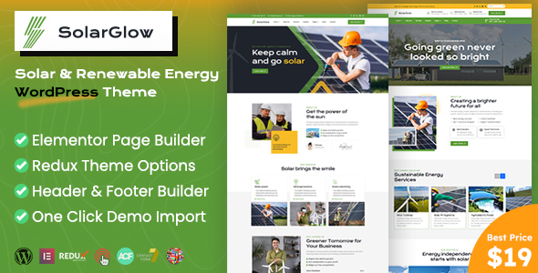 Solarglow Preview Wordpress Theme - Rating, Reviews, Preview, Demo & Download