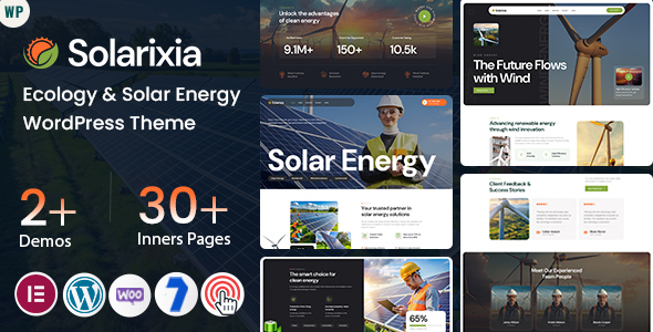 Solarixia Preview Wordpress Theme - Rating, Reviews, Preview, Demo & Download