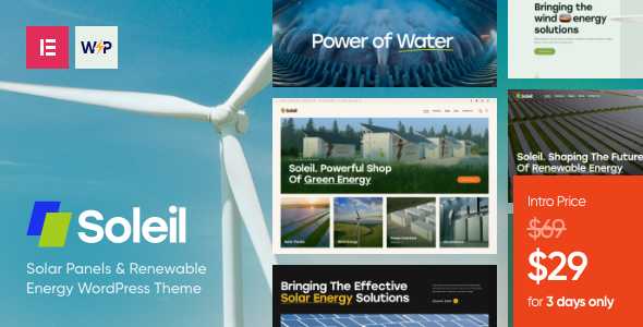 Soleil Preview Wordpress Theme - Rating, Reviews, Preview, Demo & Download