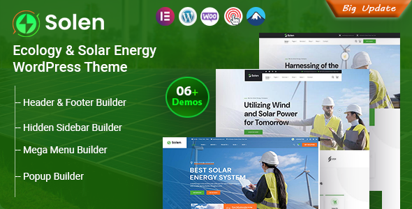 Solen Preview Wordpress Theme - Rating, Reviews, Preview, Demo & Download