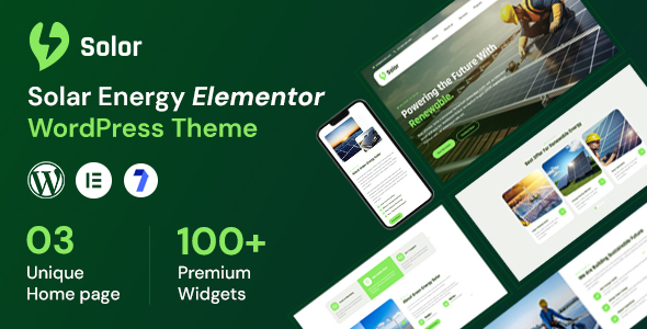 Solor Preview Wordpress Theme - Rating, Reviews, Preview, Demo & Download