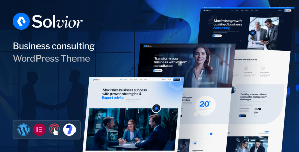 Solvior Preview Wordpress Theme - Rating, Reviews, Preview, Demo & Download