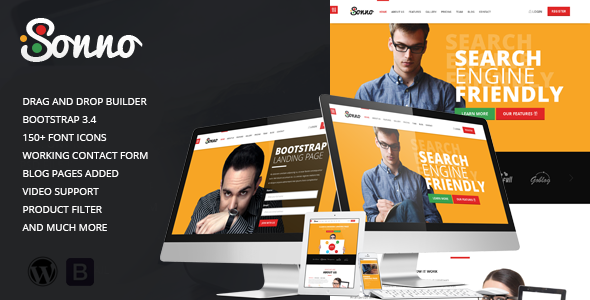 Sonno Preview Wordpress Theme - Rating, Reviews, Preview, Demo & Download