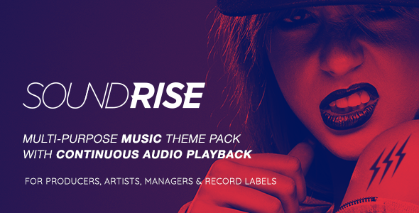 SoundRise Preview Wordpress Theme - Rating, Reviews, Preview, Demo & Download