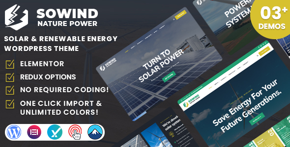 Sowind Preview Wordpress Theme - Rating, Reviews, Preview, Demo & Download