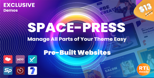 Spacepress Preview Wordpress Theme - Rating, Reviews, Preview, Demo & Download