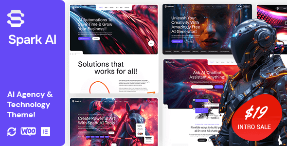 Spark AI Preview Wordpress Theme - Rating, Reviews, Preview, Demo & Download