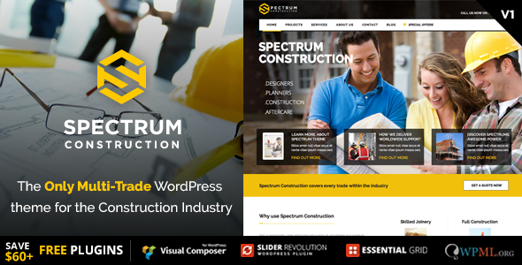 Spectrum Preview Wordpress Theme - Rating, Reviews, Preview, Demo & Download