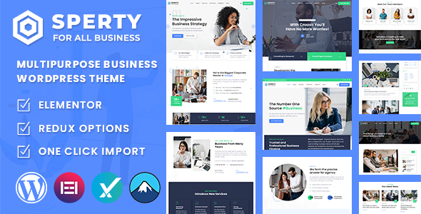 Sperty Preview Wordpress Theme - Rating, Reviews, Preview, Demo & Download