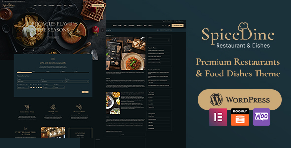 SpiceDine Preview Wordpress Theme - Rating, Reviews, Preview, Demo & Download
