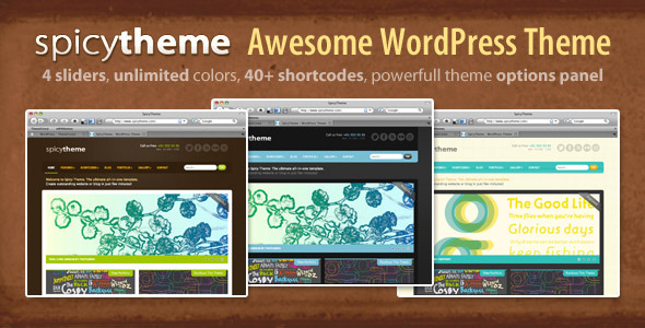 Spicy Theme Preview Wordpress Theme - Rating, Reviews, Preview, Demo & Download