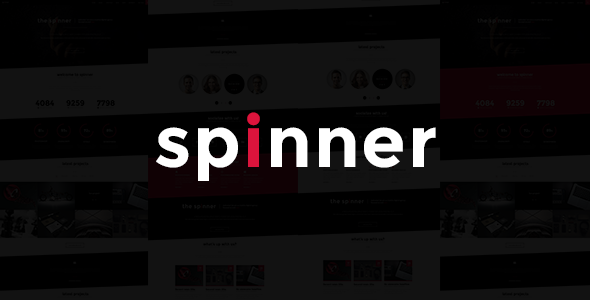 Spinner Preview Wordpress Theme - Rating, Reviews, Preview, Demo & Download