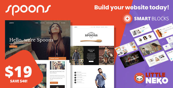 Spoons Preview Wordpress Theme - Rating, Reviews, Preview, Demo & Download