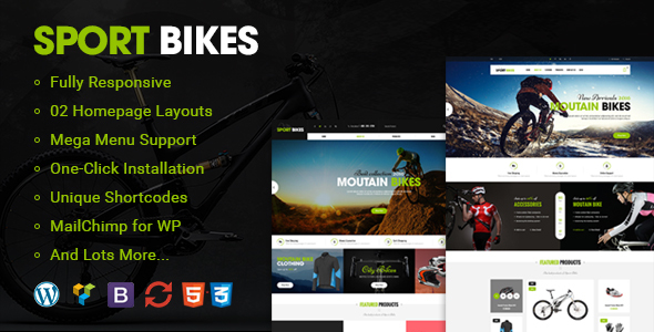 Sportbike Preview Wordpress Theme - Rating, Reviews, Preview, Demo & Download