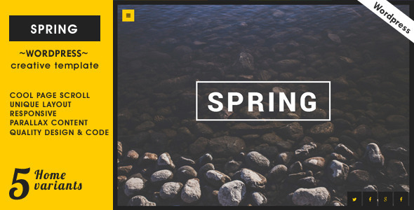Spring Preview Wordpress Theme - Rating, Reviews, Preview, Demo & Download