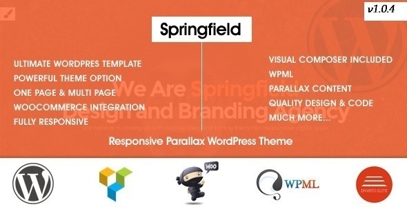 Springfield Preview Wordpress Theme - Rating, Reviews, Preview, Demo & Download