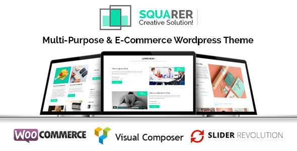 Squarer Multi Preview Wordpress Theme - Rating, Reviews, Preview, Demo & Download