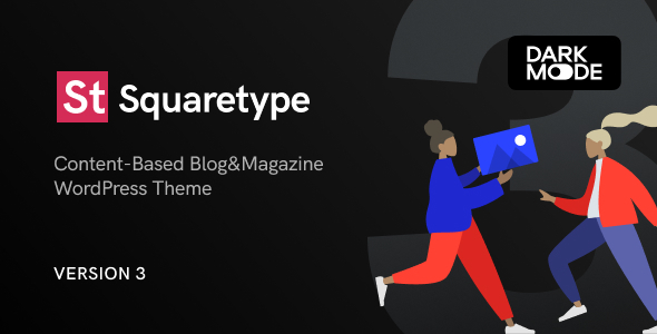 Squaretype Preview Wordpress Theme - Rating, Reviews, Preview, Demo & Download