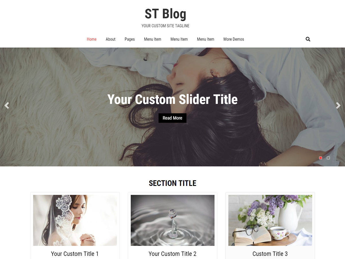 ST Blog Preview Wordpress Theme - Rating, Reviews, Preview, Demo & Download