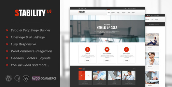 Stability Responsive Preview Wordpress Theme - Rating, Reviews, Preview, Demo & Download