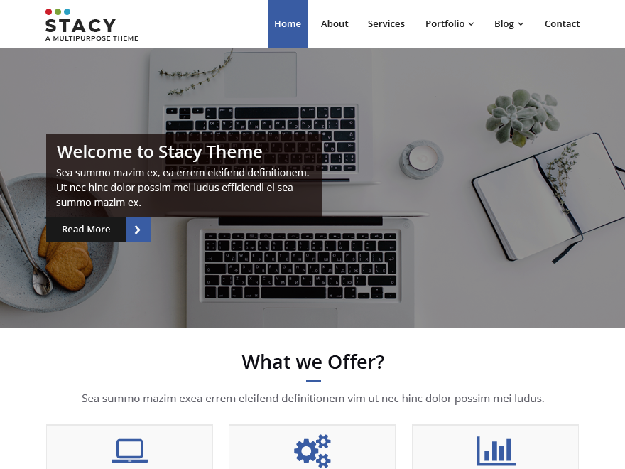 Stacy Preview Wordpress Theme - Rating, Reviews, Preview, Demo & Download