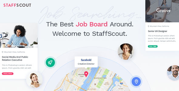 StaffScout Preview Wordpress Theme - Rating, Reviews, Preview, Demo & Download