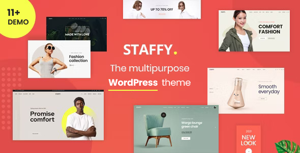 Staffy Preview Wordpress Theme - Rating, Reviews, Preview, Demo & Download